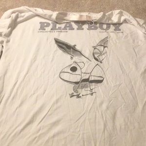 Missguided play boy long sleeve shirt